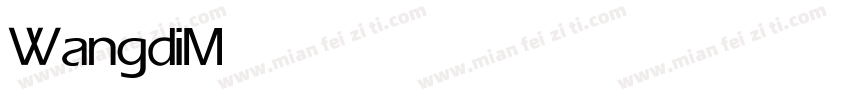 Wangdi Medium字体转换